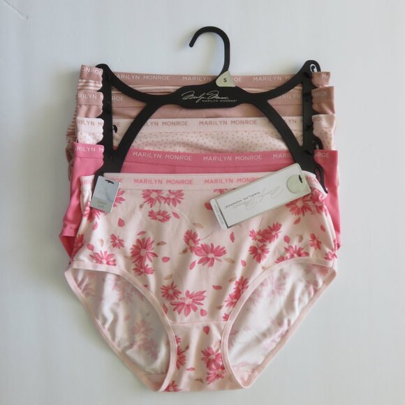 (#N-1) MARILYN MONROE 5-Pack Super Soft  Briefs Underwear Panties - Picture 1 of 4